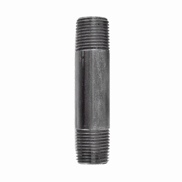 Ace Trading - Nipple STZ Industries 1/4 in. MIP each X 1/4 in. D MIP Black Steel 3-1/2 in. L Nipple 308UP14X312 - main